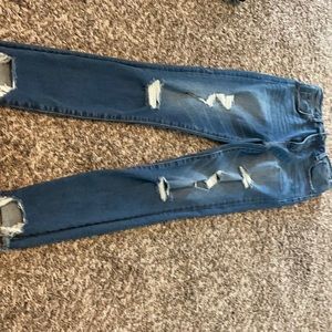 Abercrombie super skinny ankle high rise jeans